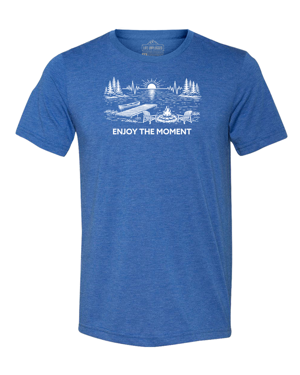 ENJOY THE MOMENT (MOUNTAIN SCENE) Triblend T-Shirt