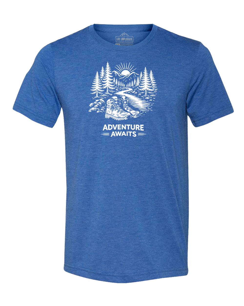 ADVENTURE AWAITS Triblend T-Shirt