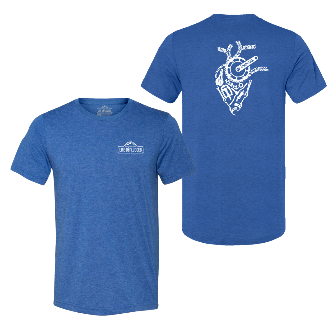 Anatomical Heart (Bicycle Parts) Triblend T-Shirt