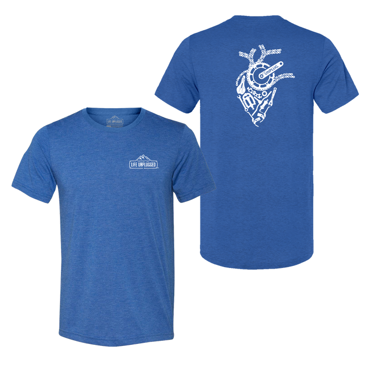 Anatomical Heart (Bicycle Parts) Triblend T-Shirt