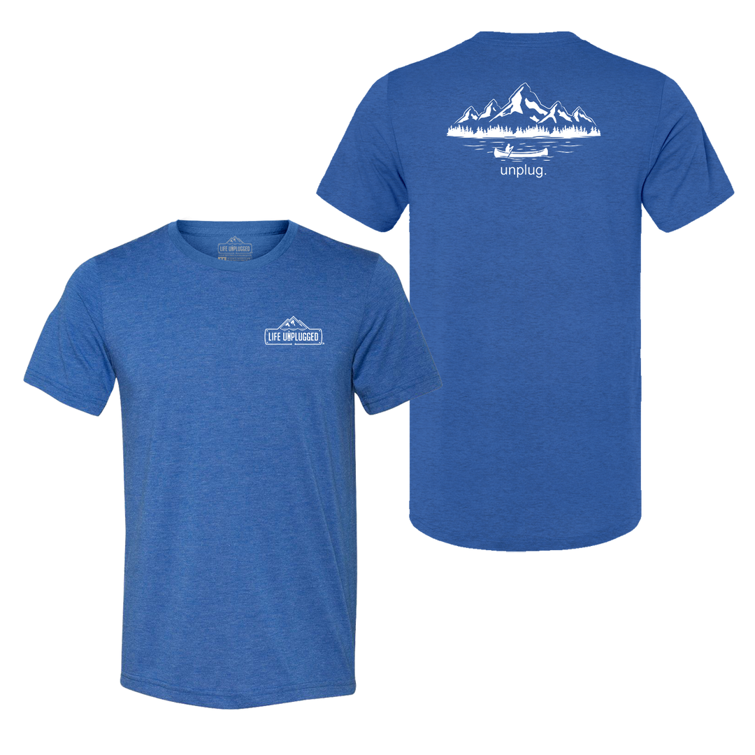 Canoeing in the Mountains Triblend T-Shirt