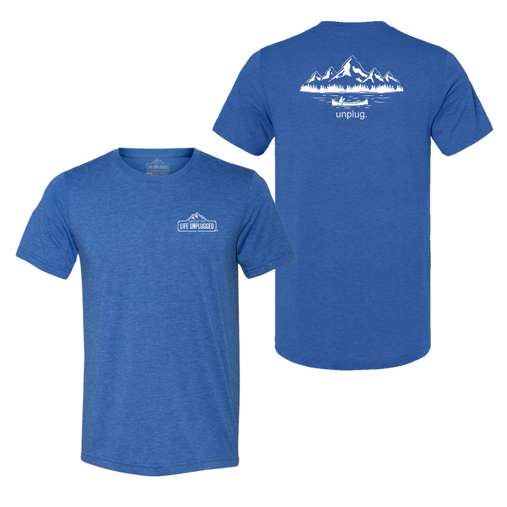 Canoeing in the Mountains Triblend T-Shirt