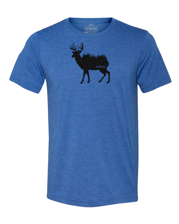 Deer In The Trees Triblend T-Shirt