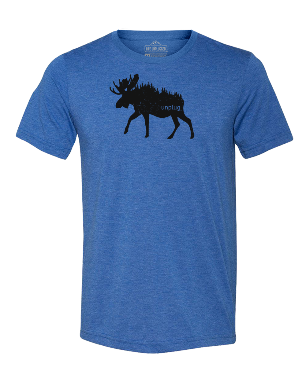 Moose In The Trees Triblend T-Shirt