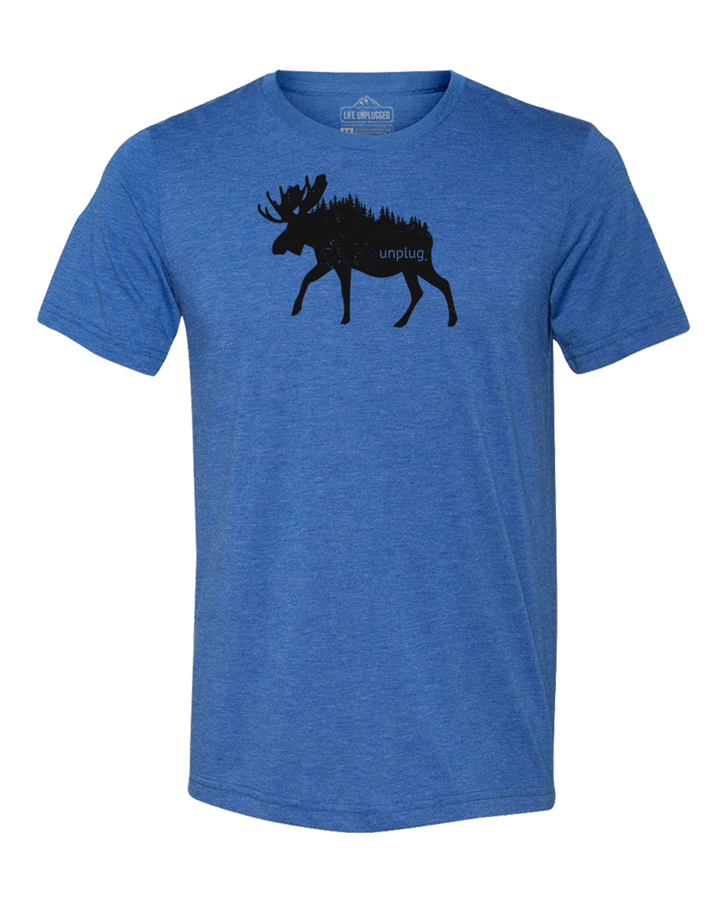 Moose In The Trees Triblend T-Shirt