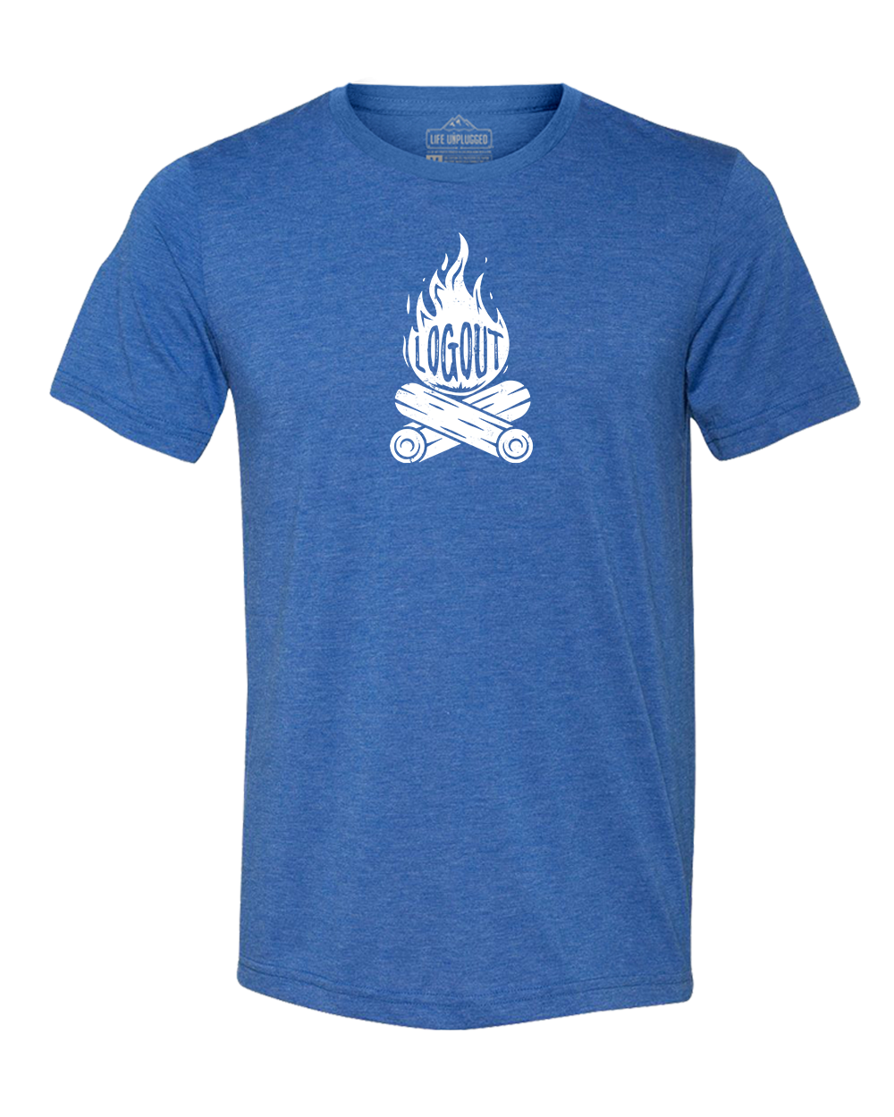 Log Out Campfire Triblend T-Shirt