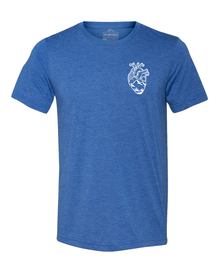 Anatomical Heart (Left Chest) Triblend T-Shirt