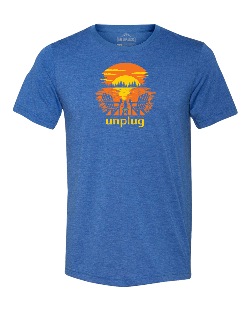Chairs at Sunset Triblend T-Shirt