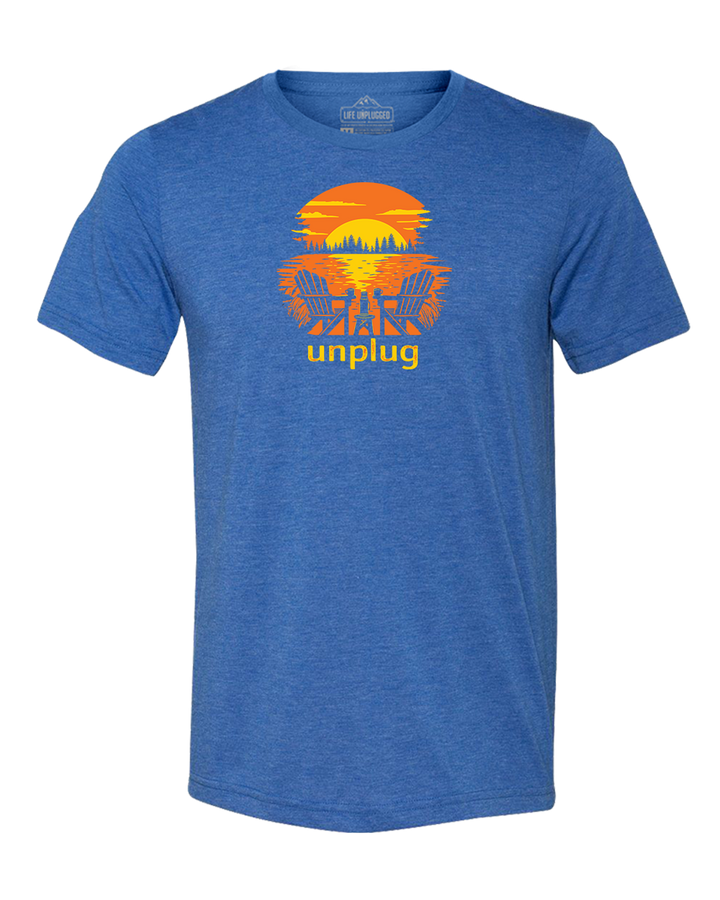 Chairs at Sunset Triblend T-Shirt