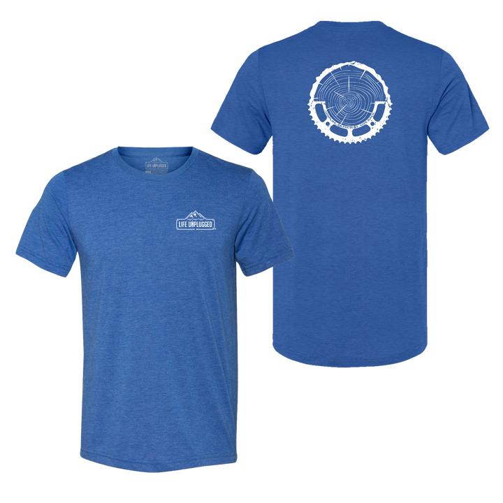 Tree Rings Chainring Triblend T-Shirt