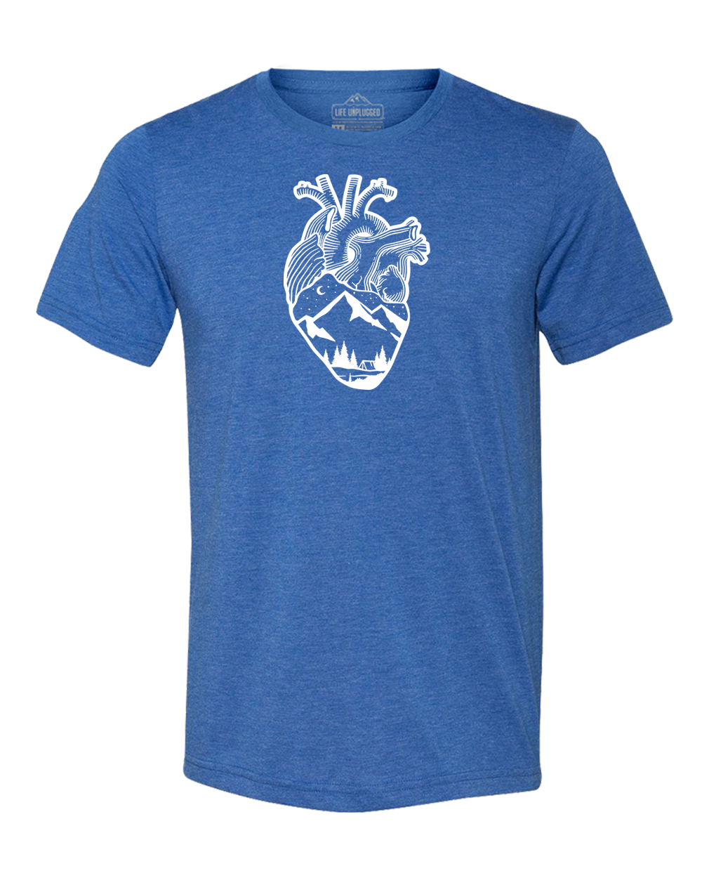 Anatomical Heart (Full Chest) Triblend T-Shirt