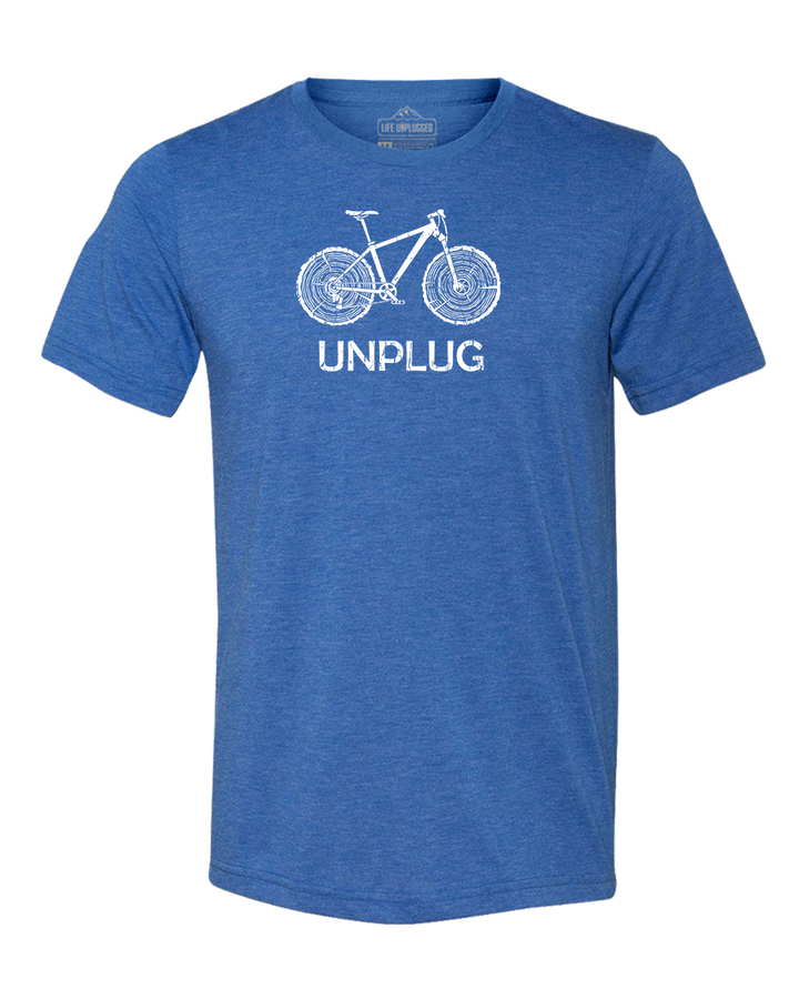 MOUNTAIN BIKE TREE STUMPS Triblend T-Shirt