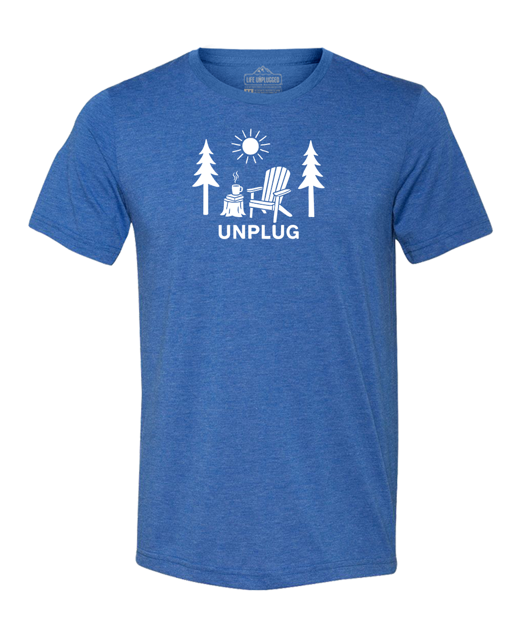 READING IN THE WOODS Triblend T-Shirt
