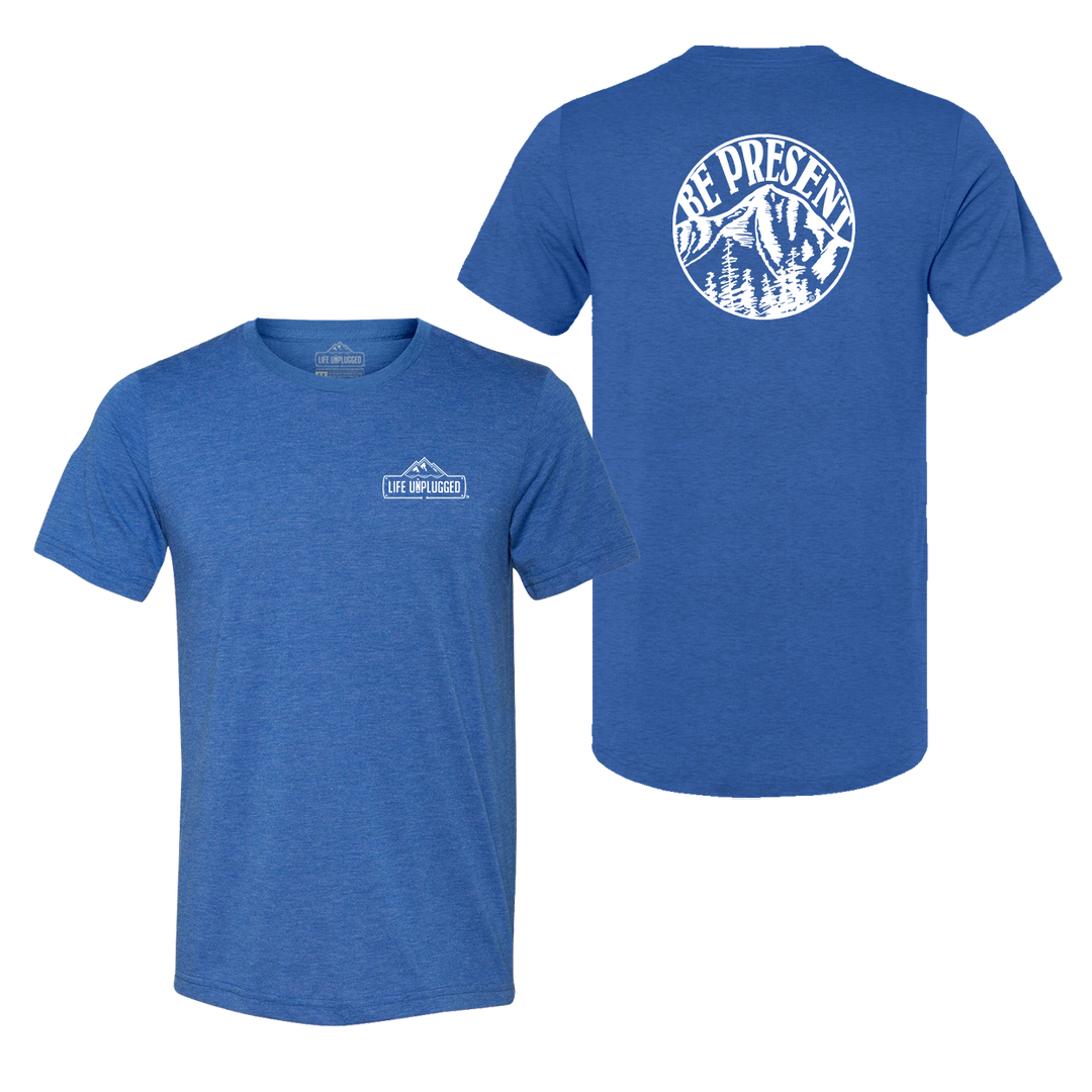 Be Present Mountain Triblend T-Shirt