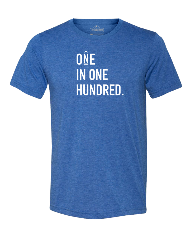 One in One Hundred Stacked Triblend T-Shirt