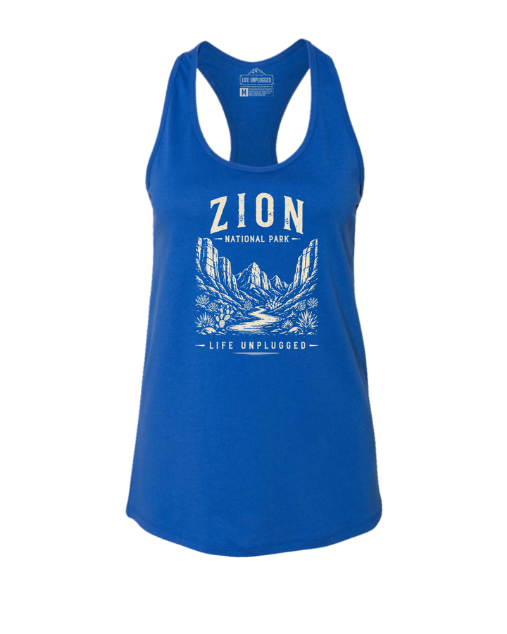ZION NATIONAL PARK Women's Racerback Tank Top