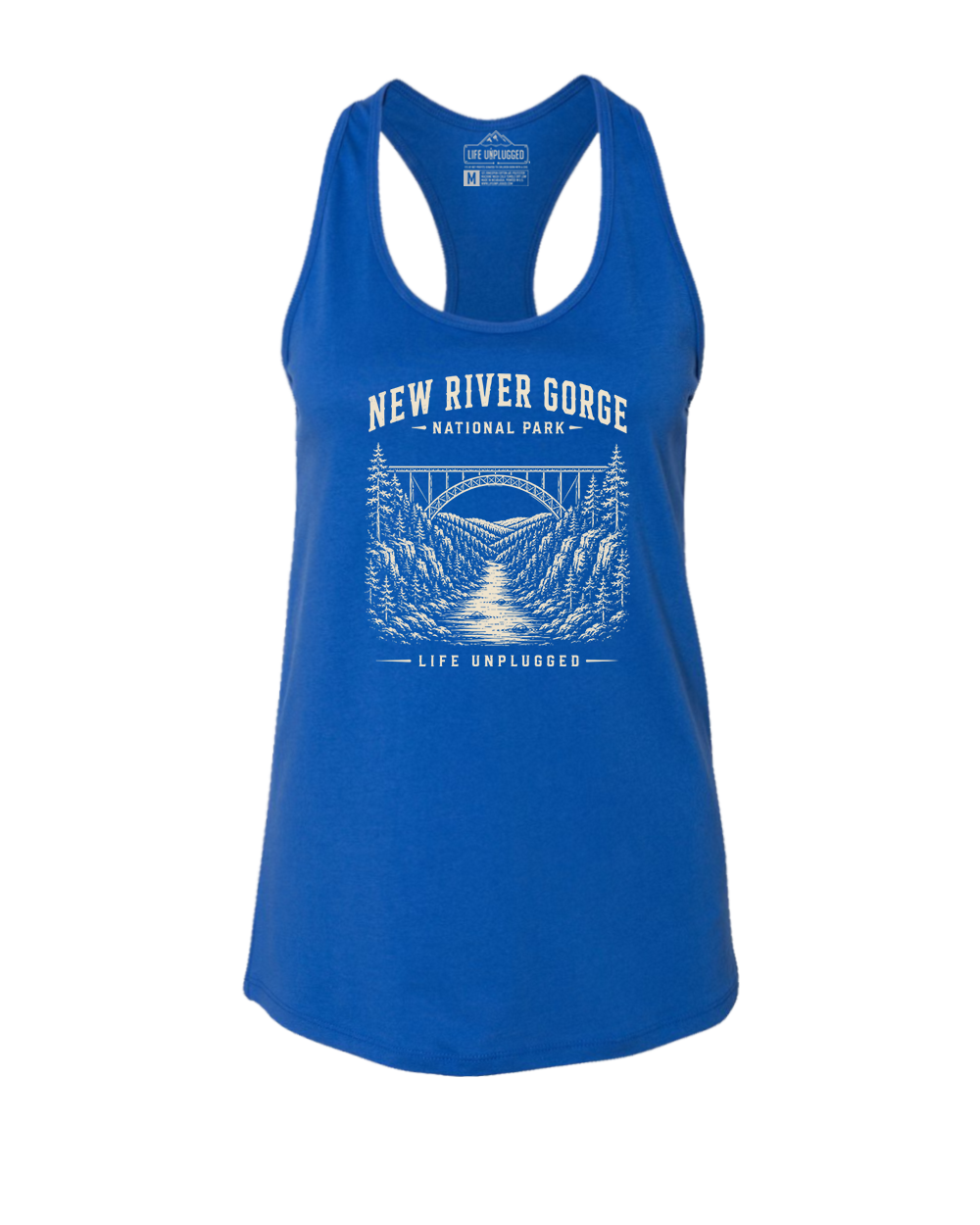 NEW RIVER GORGE NATIONAL PARK Women's Racerback Tank Top