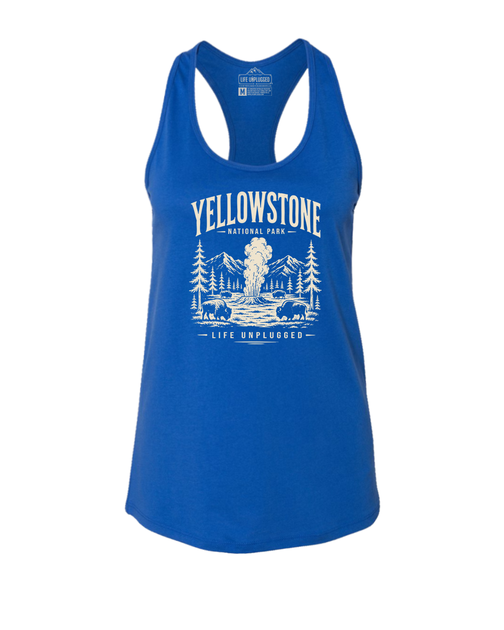 YELLOWSTONE NATIONAL PARK Women's Racerback Tank Top