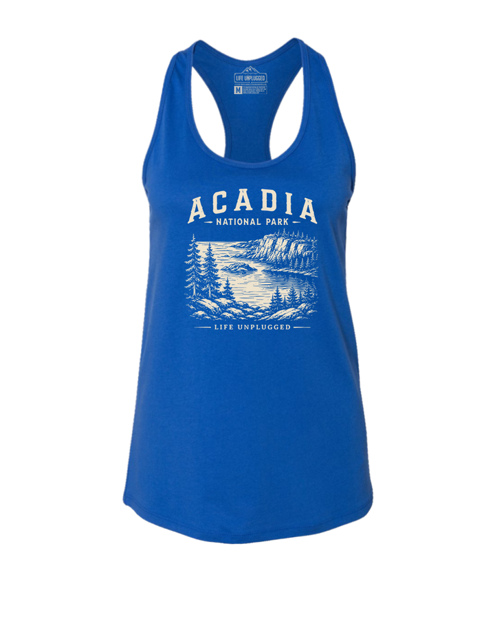 ACADIA NATIONAL PARK Women's Racerback Tank Top