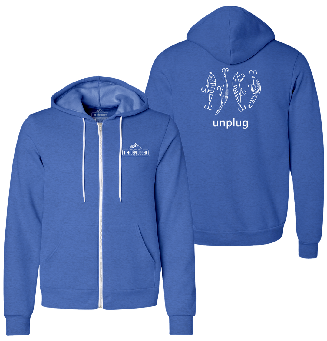 FISHING LURES Supersoft Midweight Zip Up Hoodie