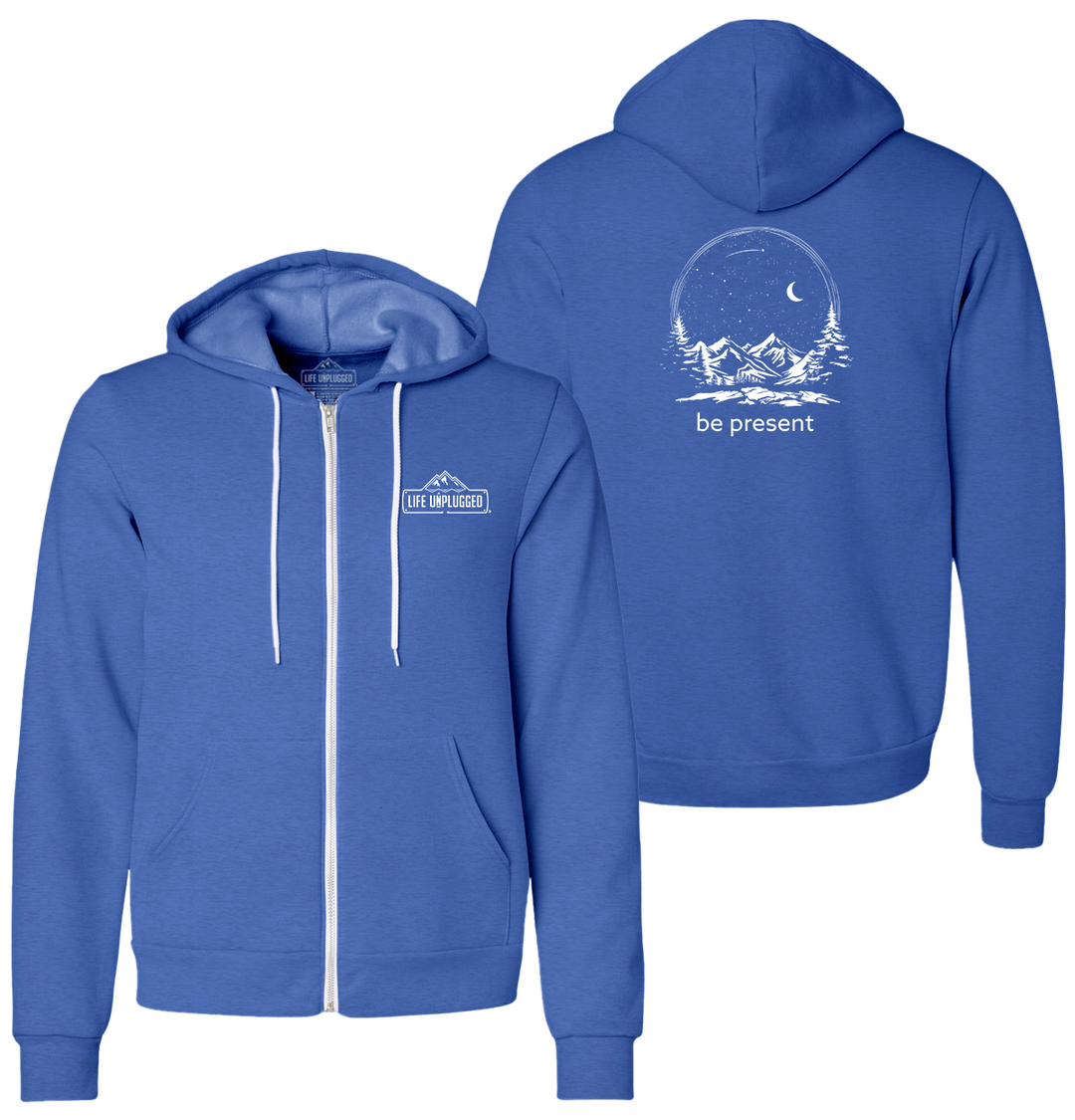 STARRY NIGHT SKY Supersoft Midweight Zip Up Hoodie