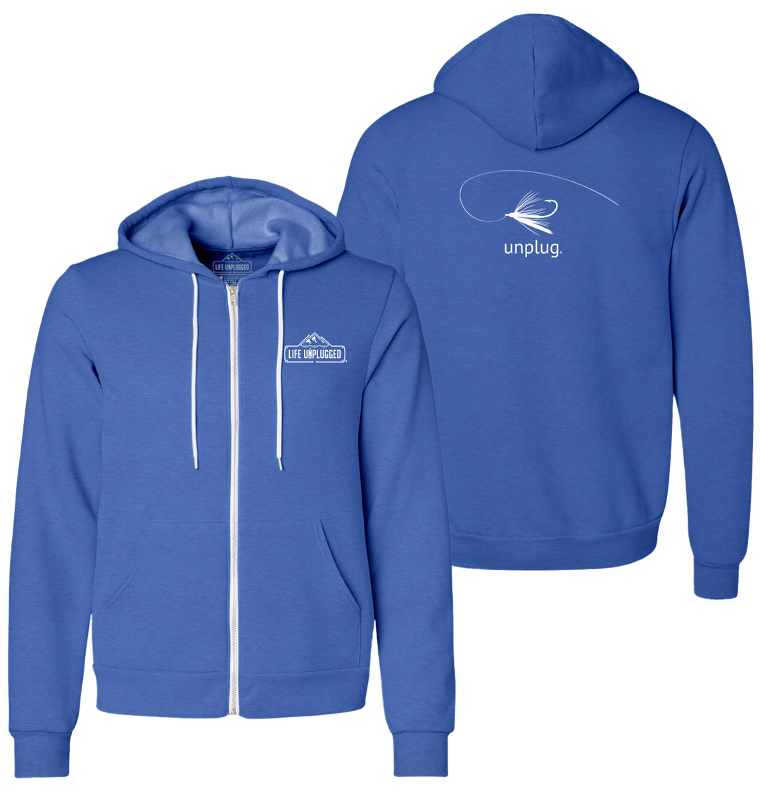 FLY FISHING Supersoft Midweight Zip Up Hoodie