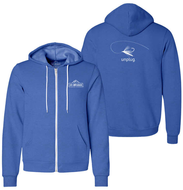 FLY FISHING Supersoft Midweight Zip Up Hoodie