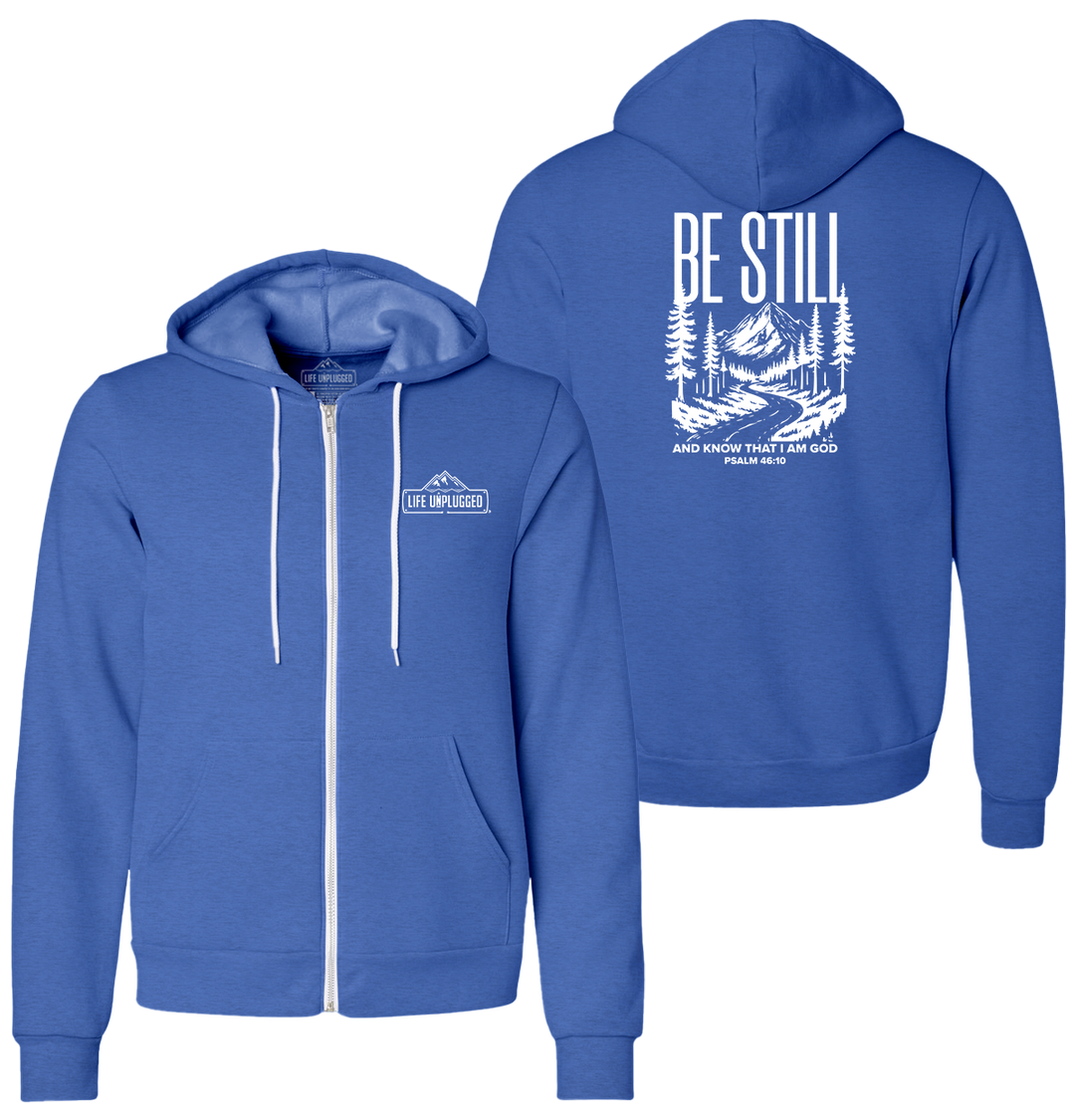 Be Still and Know Supersoft Midweight Zip Up Hoodie