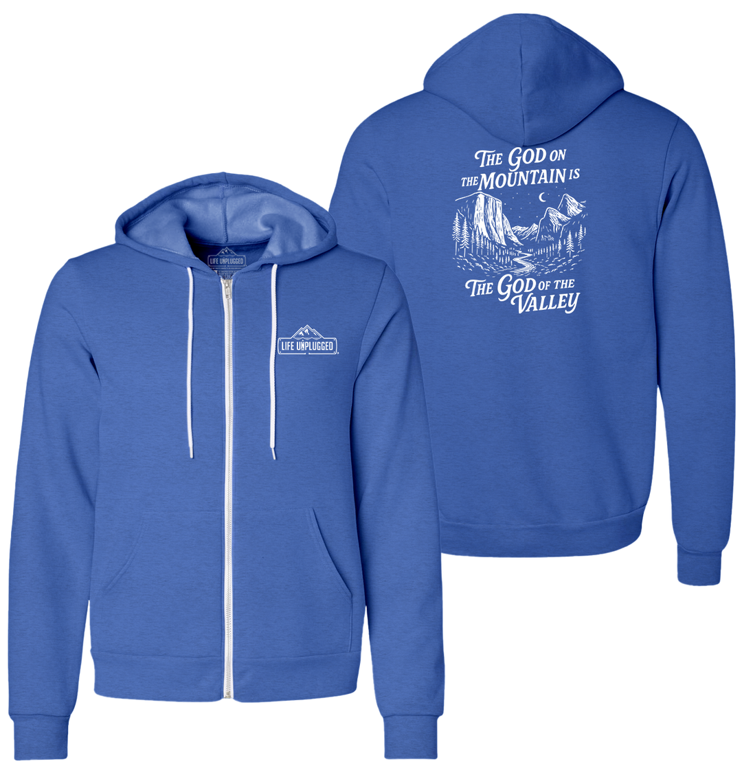God On The Mountain Supersoft Midweight Zip Up Hoodie