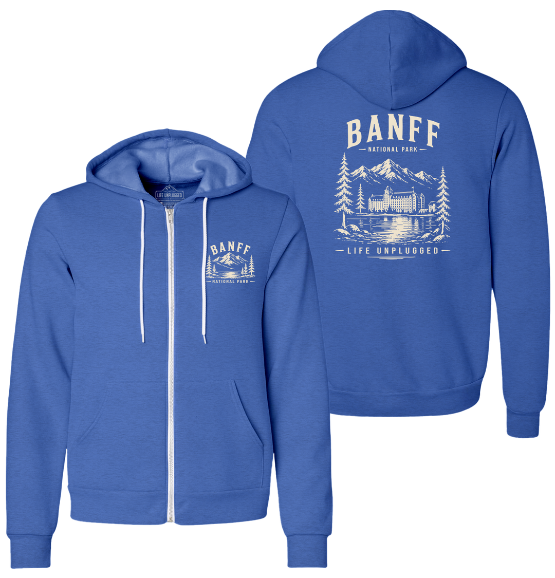 BANFF NATIONAL PARK Supersoft Midweight Zip Up Hoodie