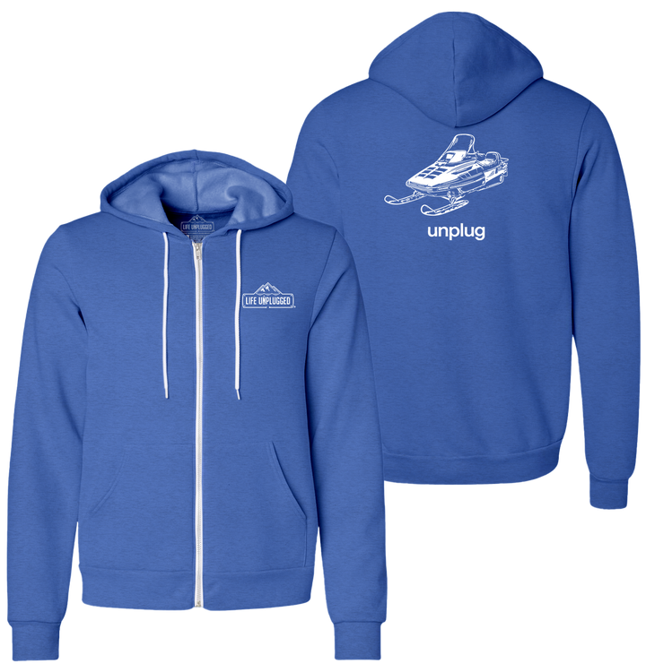 SNOWMOBILE Supersoft Midweight Zip Up Hoodie