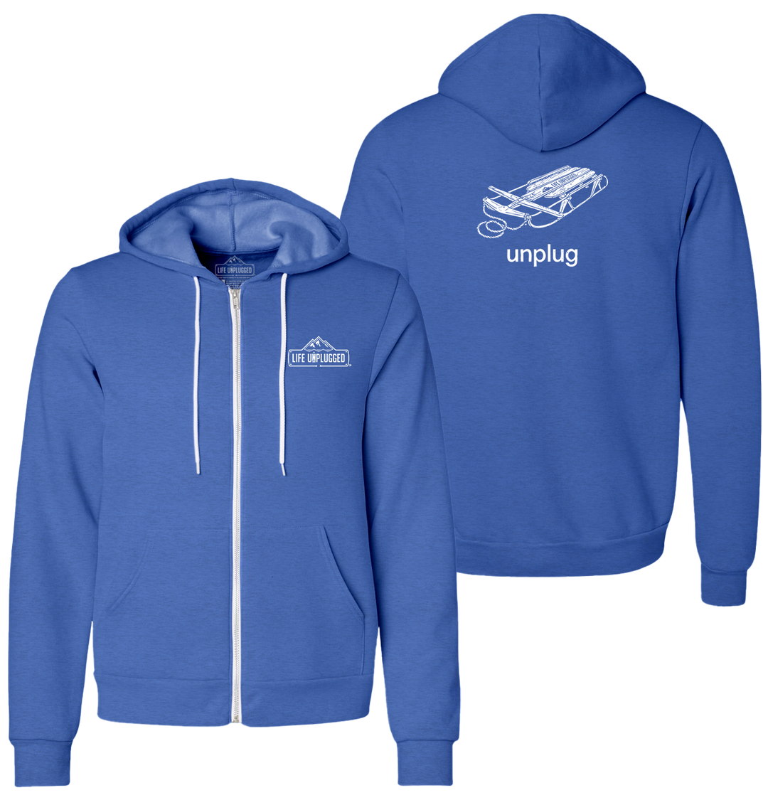 RUNNER SLED Supersoft Midweight Zip Up Hoodie