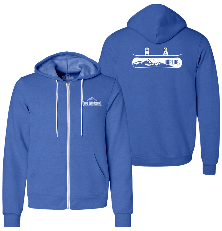 SNOWBOARDING Supersoft Midweight Zip Up Hoodie