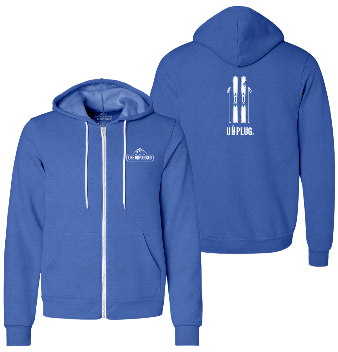 SKIING Supersoft Midweight Zip Up Hoodie