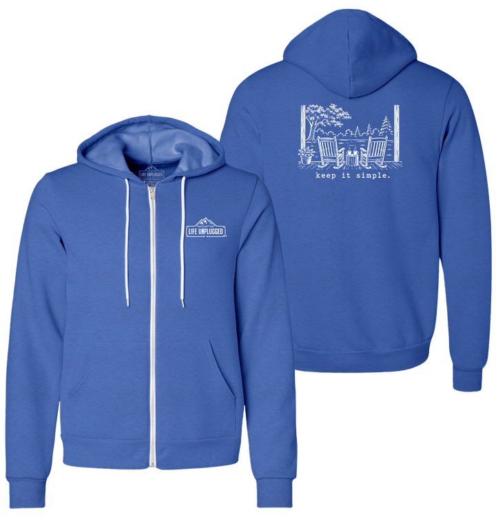 KEEP IT SIMPLE. Supersoft Midweight Zip Up Hoodie