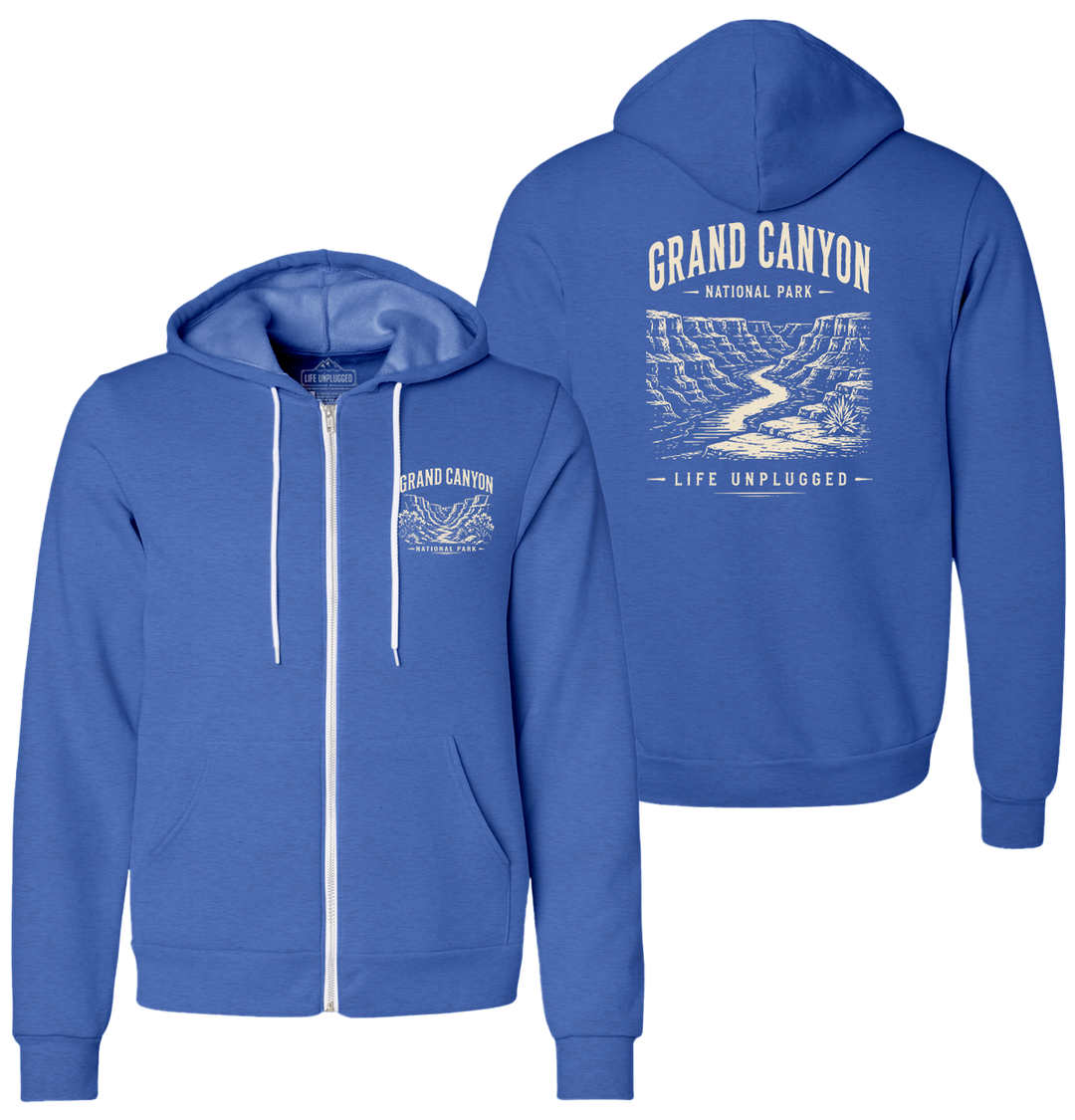 GRAND CANYON NATIONAL PARK Supersoft Midweight Zip Up Hoodie