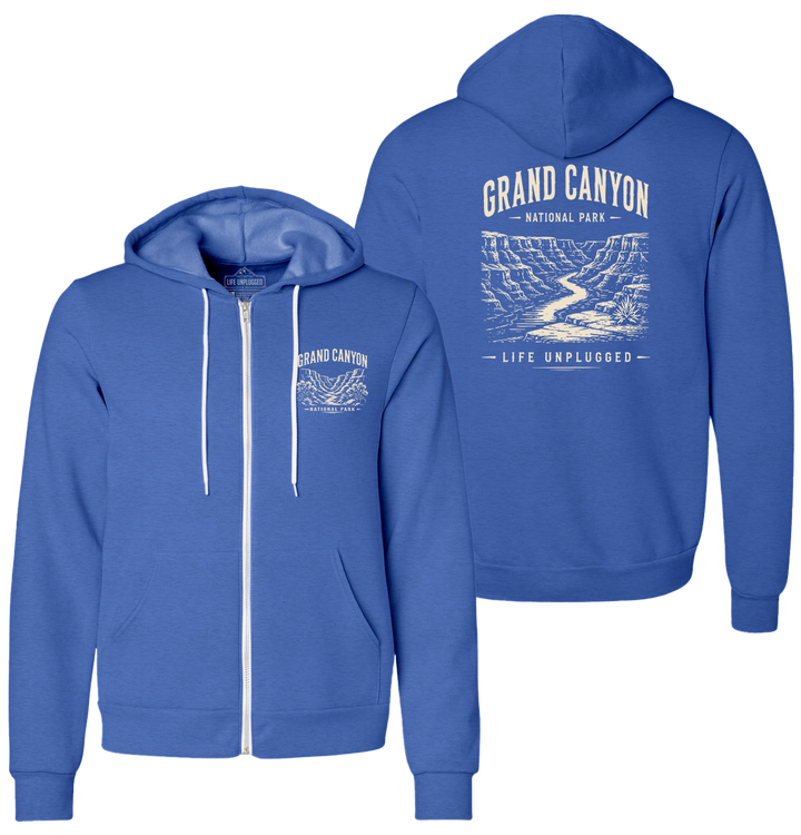 GRAND CANYON NATIONAL PARK Supersoft Midweight Zip Up Hoodie