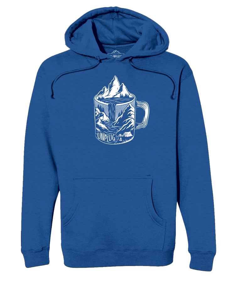 Coffee Mountain Scene Heavyweight Hoodie