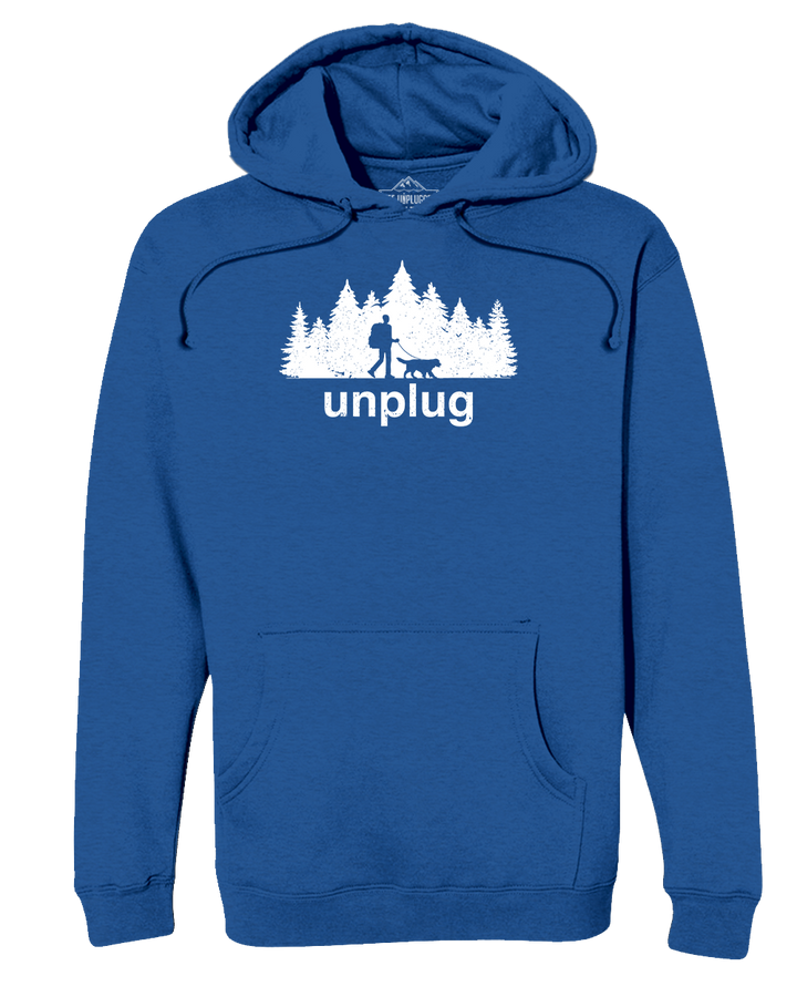 Dog Walks In The Woods Heavyweight Hoodie