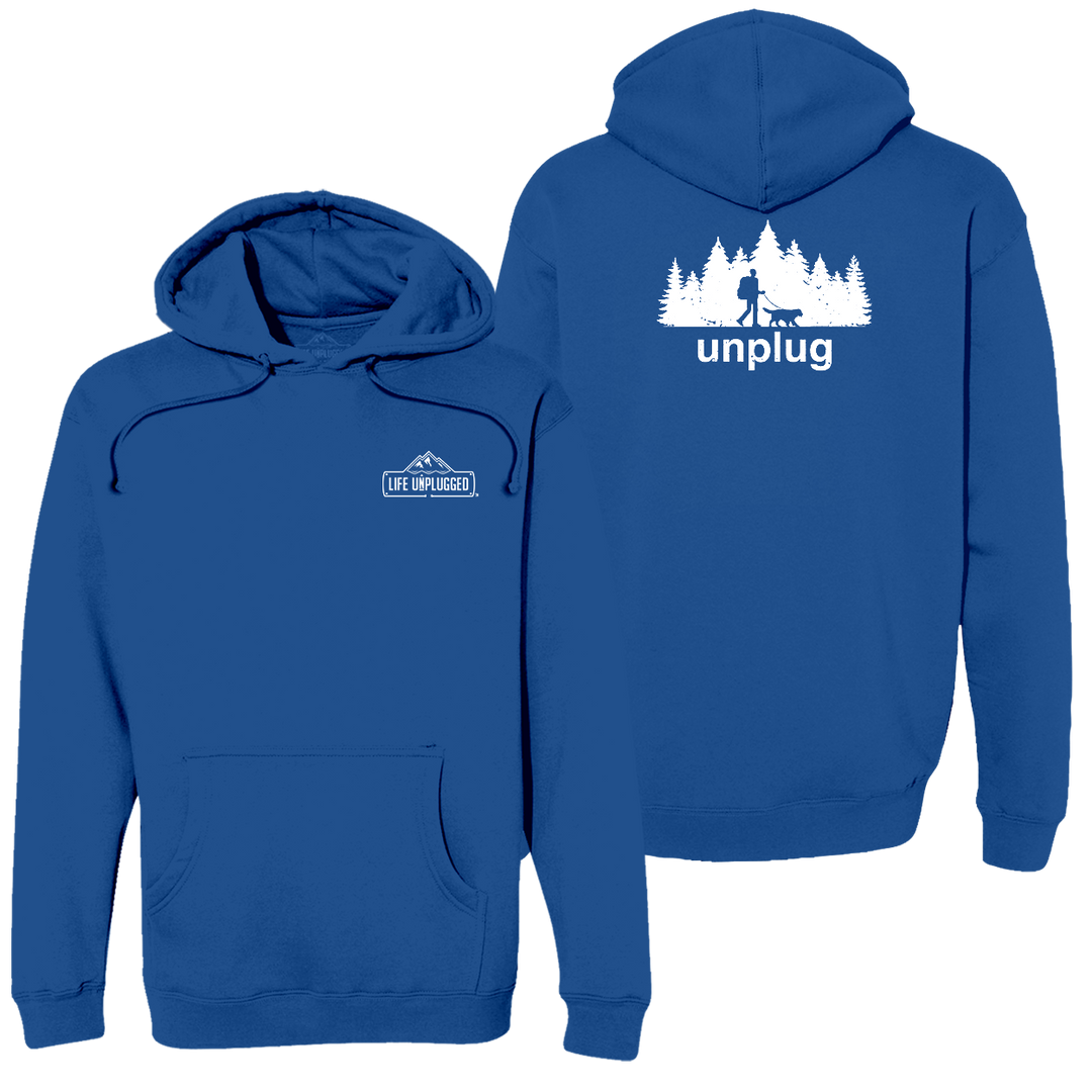 Dog Walks In The Woods Heavyweight Hoodie