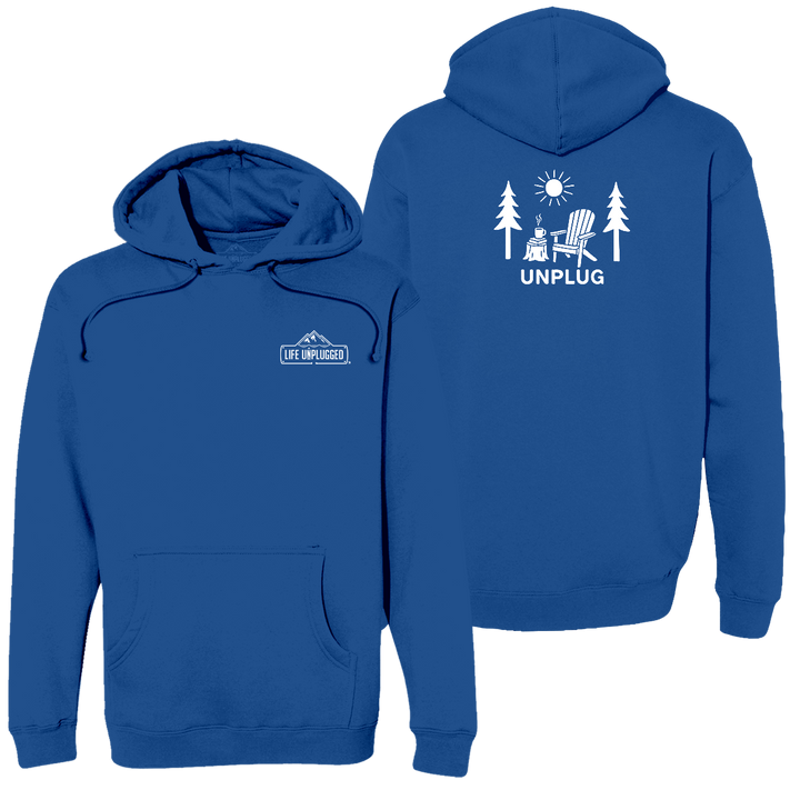 READING IN THE WOODS Heavyweight Hoodie