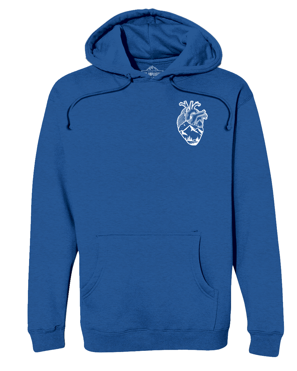 Anatomical Heart (left Chest) Heavyweight Hoodie