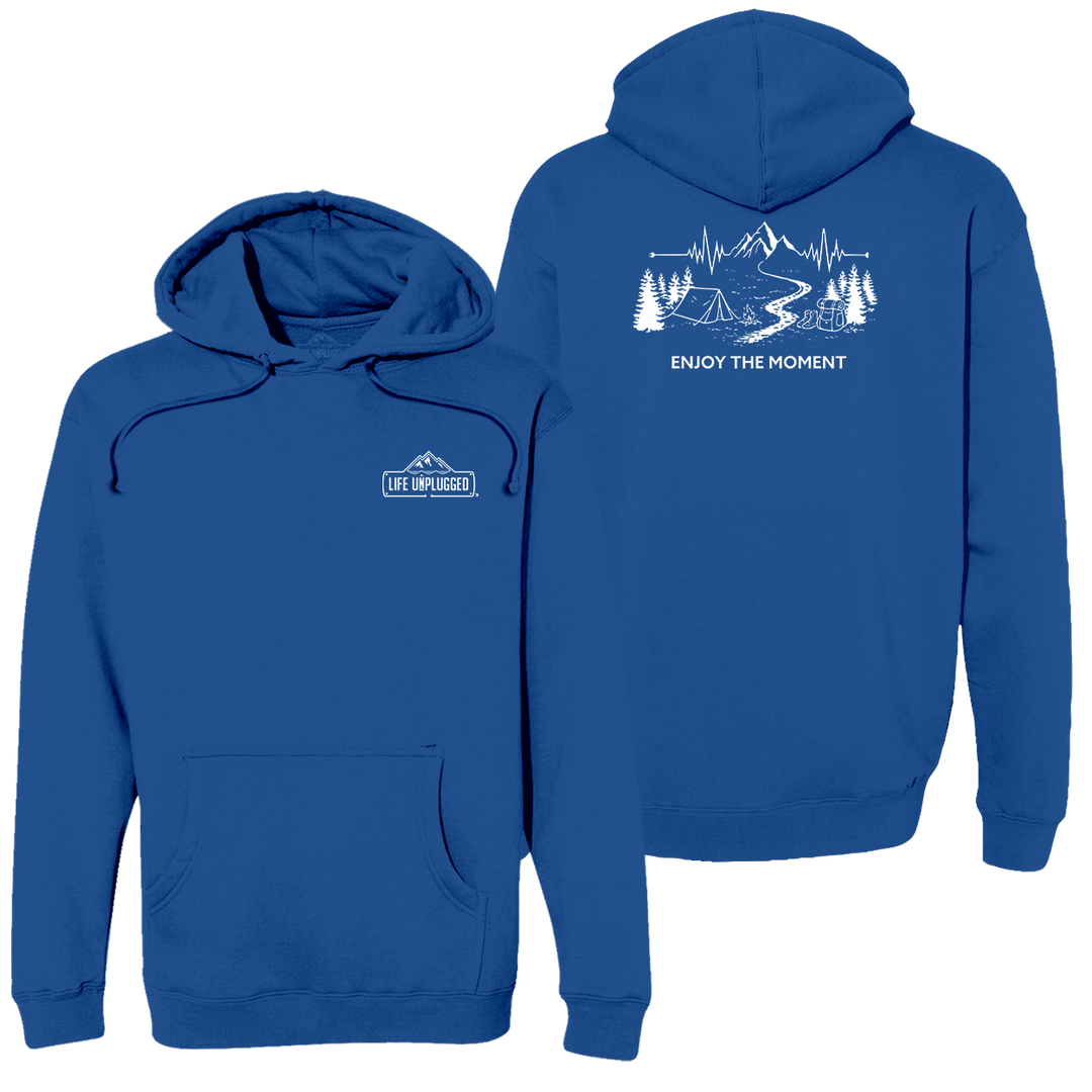 ENJOY THE MOMENT (MOUNTAIN SCENE) Heavyweight Hoodie