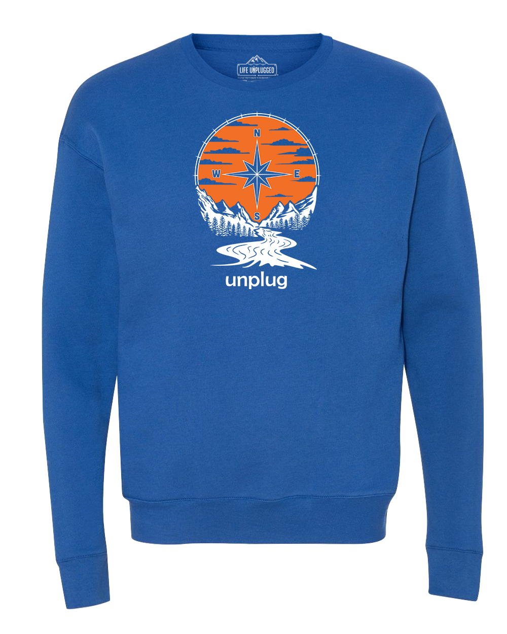 Compass Sunset Midweight Super Soft Crewneck Sweatshirt