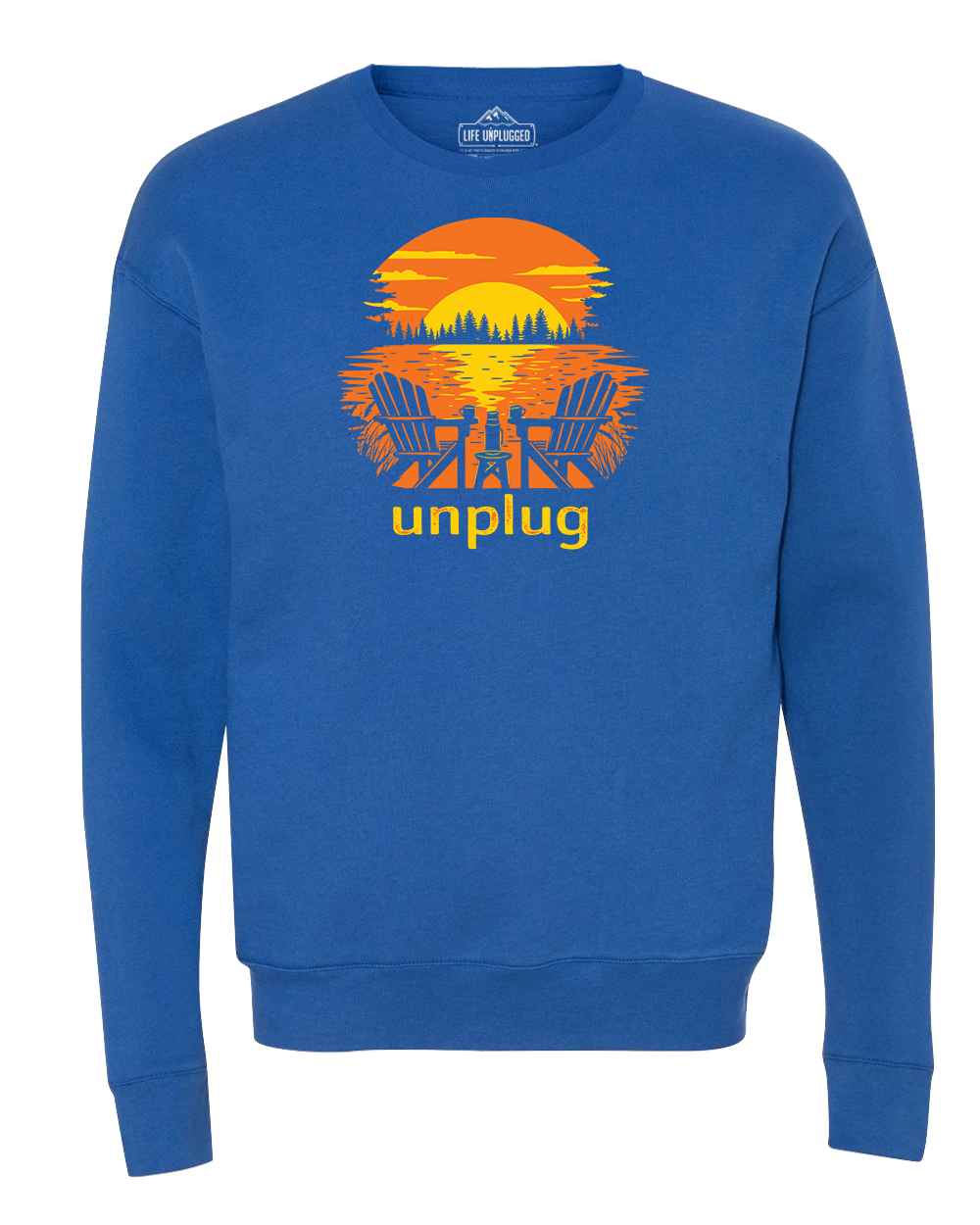 Chairs at Sunset Midweight Super Soft Crewneck Sweatshirt