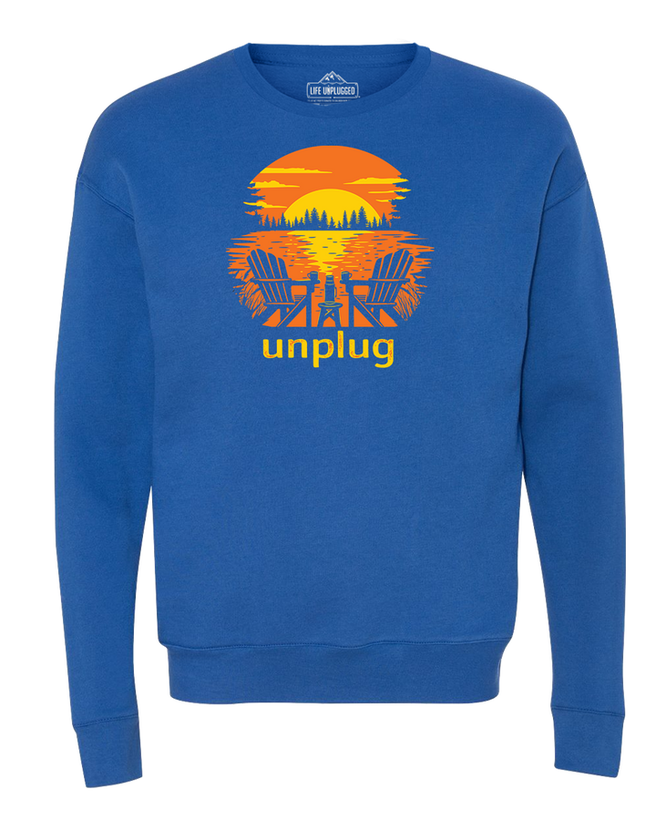 Chairs at Sunset Midweight Super Soft Crewneck Sweatshirt