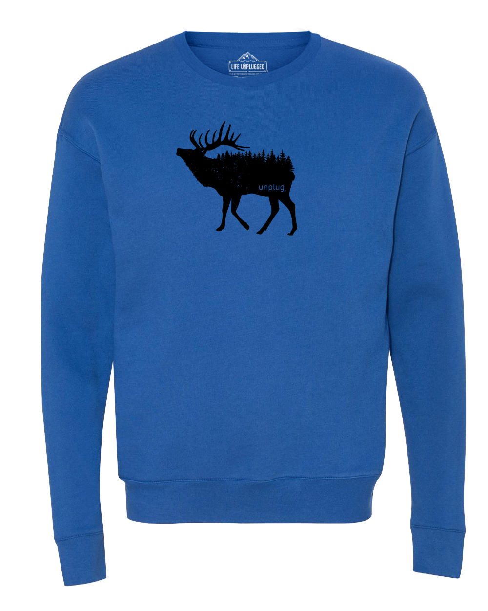 Elk In The Trees Midweight Super Soft Crewneck Sweatshirt