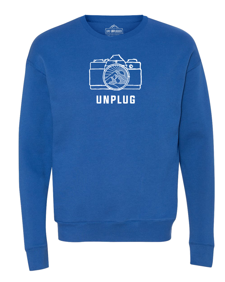 Camera Mountain Lens Midweight Super Soft Crewneck Sweatshirt