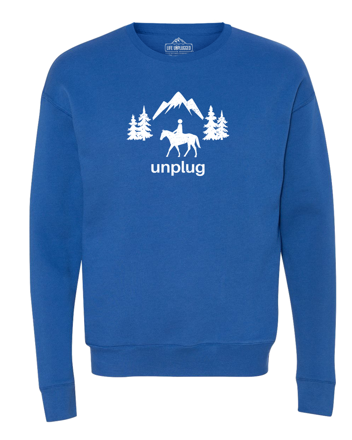 Horseback Riding Midweight Super Soft Crewneck Sweatshirt