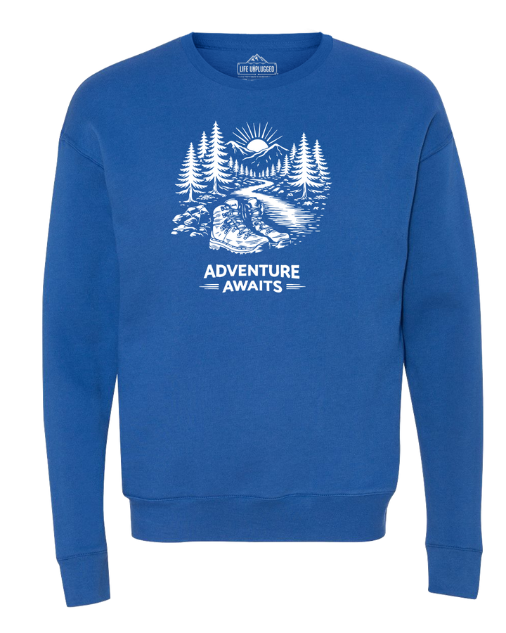 ADVENTURE AWAITS Midweight Super Soft Crewneck